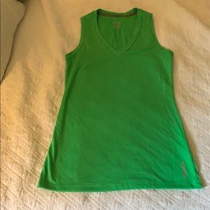 Ladies Reebok Play Green Workout Tank